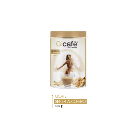 Caffè al Ginseng Senza Zucchero - Gicafè senzaZucchero Barattolo 150g